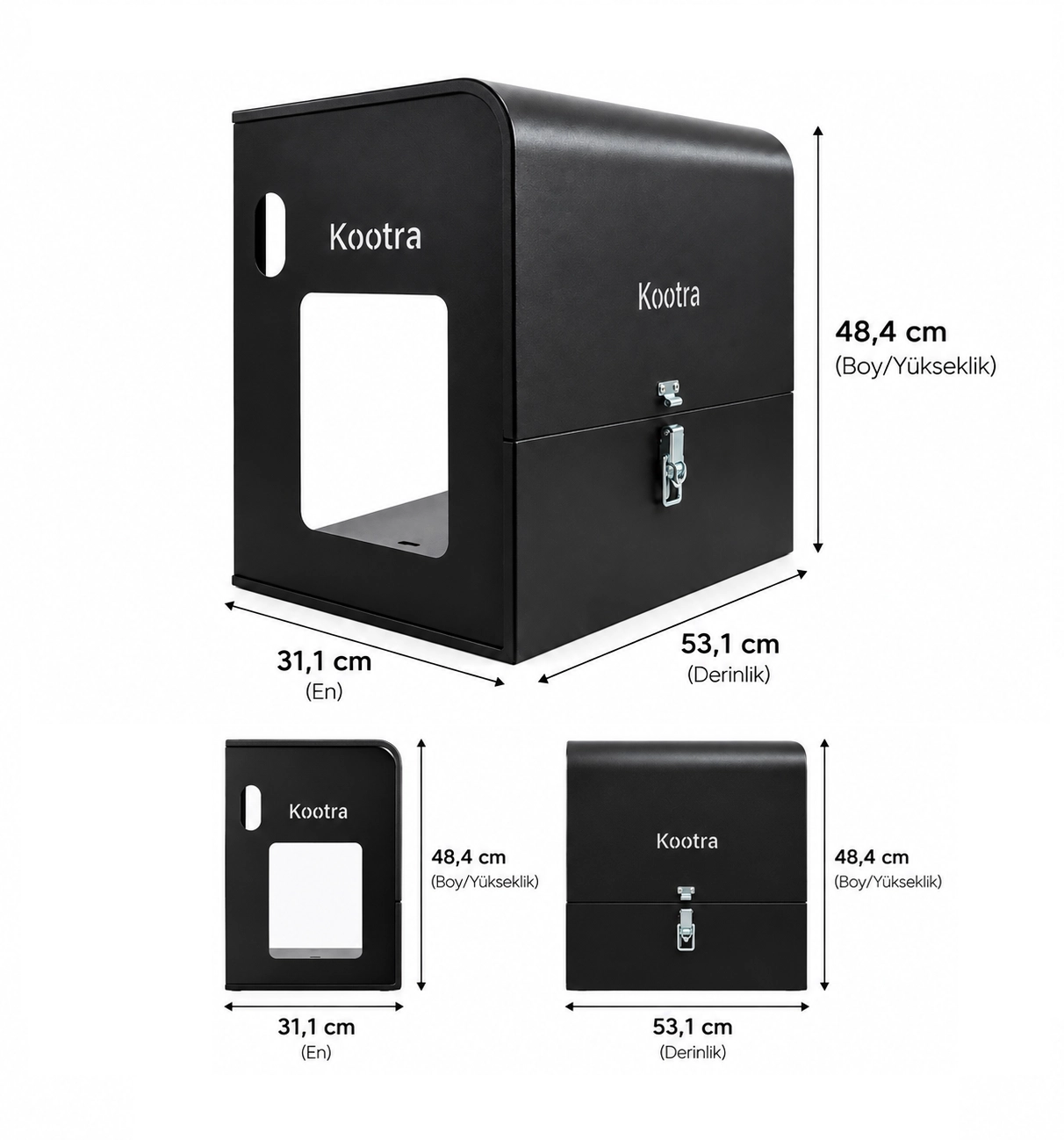 Kootra Life Sessiz Jeneratör Kabini – Karavan ve Motokaravan İçin Metal Koruma 